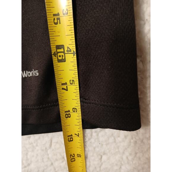 Athletic Works DriWorks Long Shorts Youth Sz XXL 18 Black Sleek Flowy Boxy Baggy - Picture 8 of 13